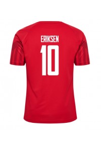 Danmark Christian Eriksen #10 Fotballdrakt Hjemme Klær VM 2022 Korte ermer